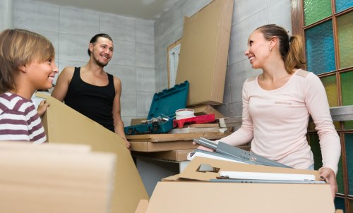 Local flat removals support in West Hampstead with a moving van and apartment access