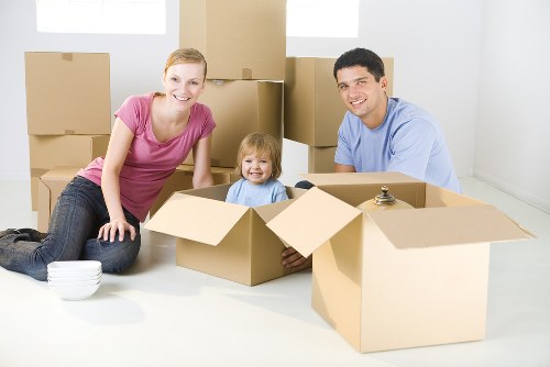 Office removals team planning a move in West Hampstead