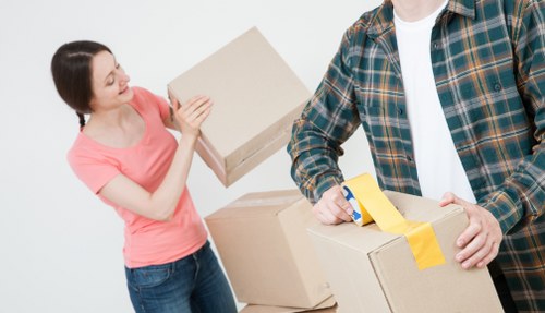 Local moving team helping with a flat move in West Hampstead