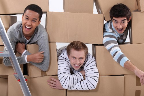 Moving furniture from a flat in West Hampstead with stair access