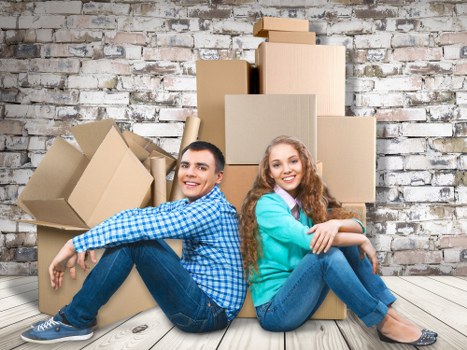 Removal van and movers handling a same-day move in West Hampstead