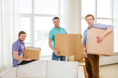 Removal truck loading and transport service in West Hampstead